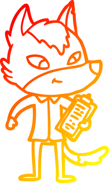 Bir insan tarafından çizilmiş dost canlısı bir kurt adam çizimi.