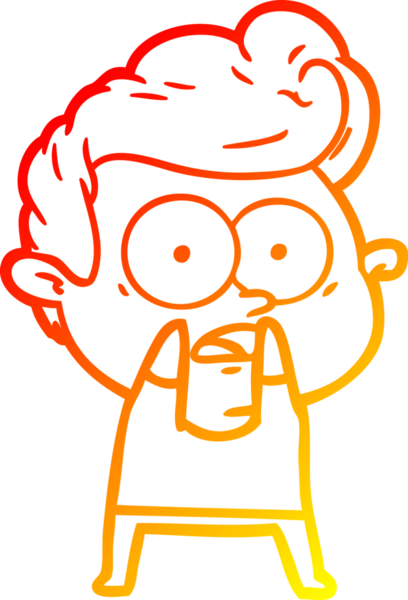 İnsan tarafından çizilmiş bir çizgi film karakteri.