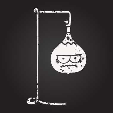 Bir insan tarafından çizilmiş karatahta kızgın karikatür bilim deneyi