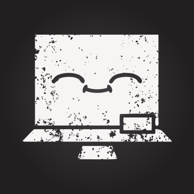 Bir insan tarafından çizilmiş beyaz bir tahtanın karikatürü.