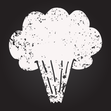 Karatahta tebeşirle karikatür çiziyor Bir insan tarafından çizilen hava rüzgarı