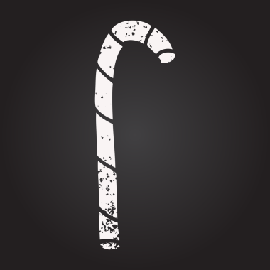 Karatahta tebeşir çizimi bir insan tarafından çizilmiş şeker kamışı