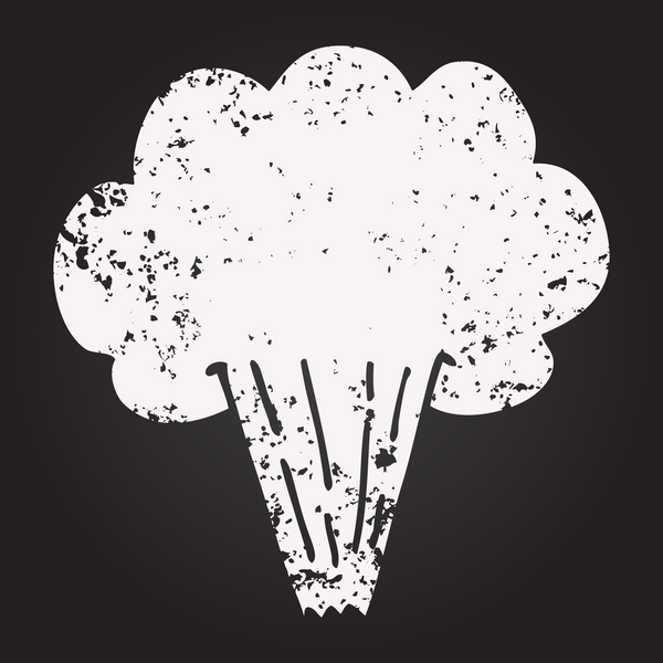 Karatahta tebeşirle karikatür çiziyor Bir insan tarafından çizilen hava rüzgarı