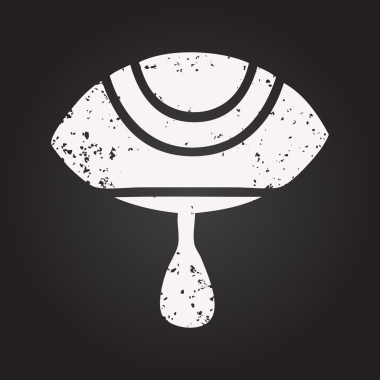 Karatahta tebeşirle bir insan tarafından çizilmiş ağlayan bir göz çizimi