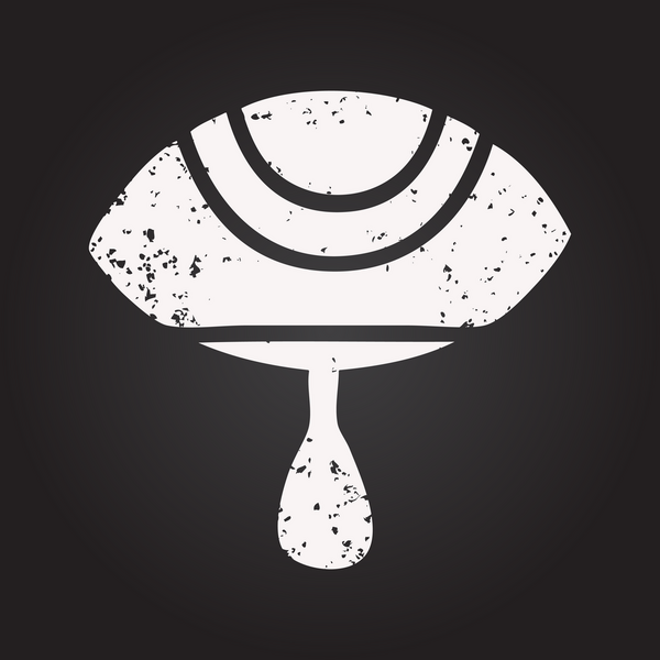 Karatahta tebeşirle bir insan tarafından çizilmiş ağlayan bir göz çizimi