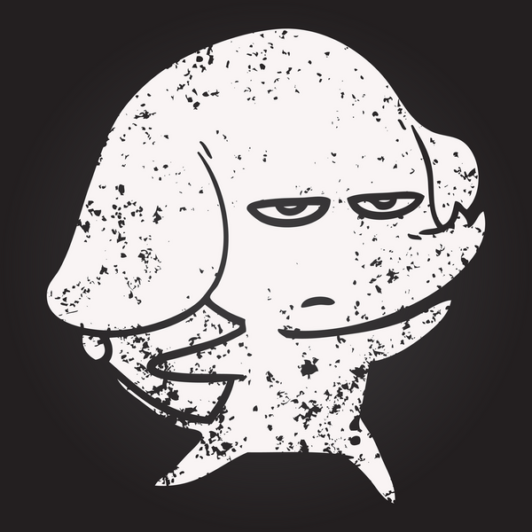 Karatahta tebeşiri bir insan tarafından çizilmiş karikatür fili.