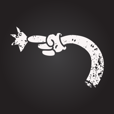 Bir insan tarafından çizilmiş karatahta çizimi