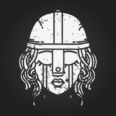 Kara tahta tebeşiri Siyah ve Beyaz Dövme Çizim Stili Bir insan tarafından çizilmiş ağlayan insan dövüşçüsü