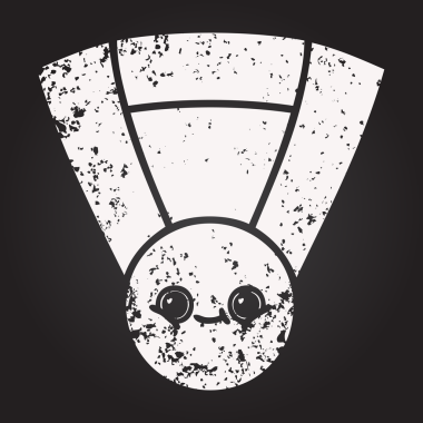 Tahta tebeşir, bir insan tarafından çizilmiş altın madalyanın karikatürü.