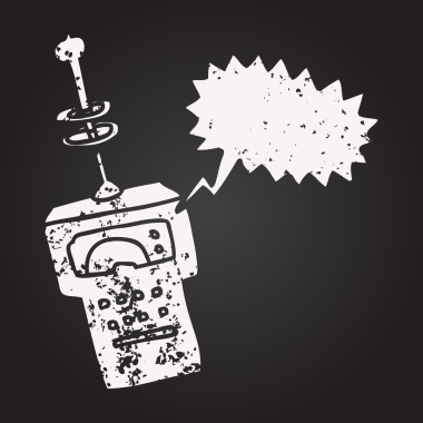 Bir insan tarafından çizilmiş karatahta el yazması konuşma balonu karikatürü fürist tarayıcısı