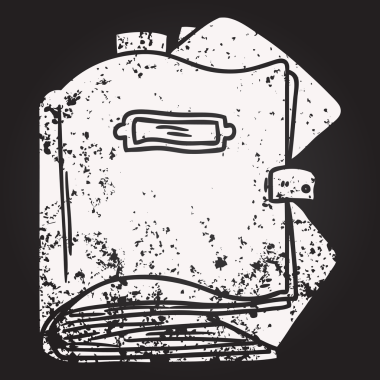 Bir insan tarafından çizilmiş karatahta karikatür.