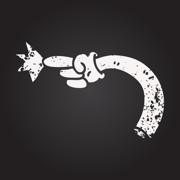 Bir insan tarafından çizilmiş karatahta çizimi