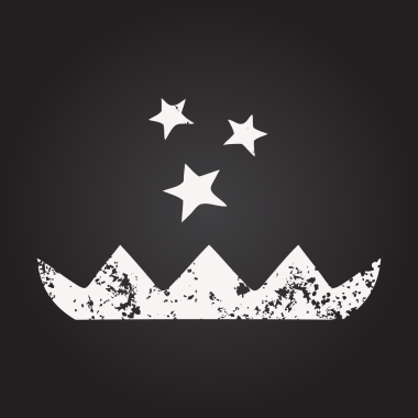 Tahta tebeşir, bir insan tarafından çizilmiş sihirli nilüfer çiçeğinin karikatürü.