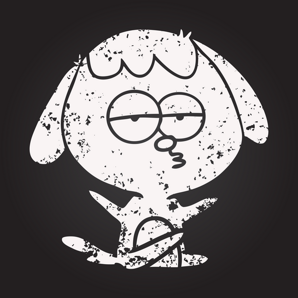 Bir insan tarafından çizilmiş karatahta karikatürü.