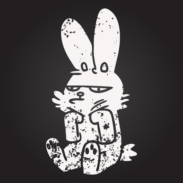 Bir insan tarafından çizilmiş karatahta karikatürü.