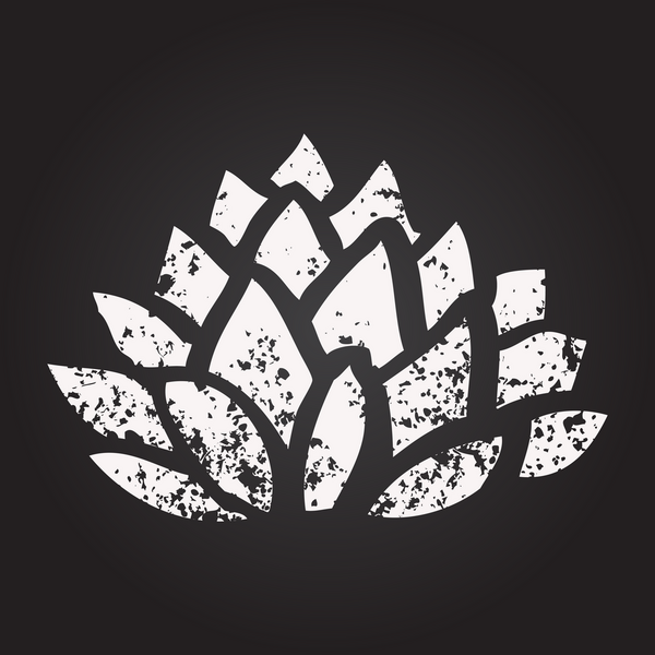 Tahta tebeşir, bir insan tarafından çizilmiş yaprak yığını.