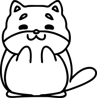 Bir insan tarafından çizilmiş küçük, mutlu bir Corgi köpek ikonu çizimi.