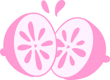 Parlak neon rengi dilimlenmiş taze limon.