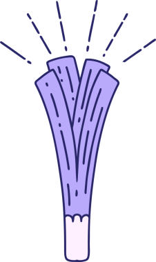 Parlak neon rengi geleneksel dövme stili.