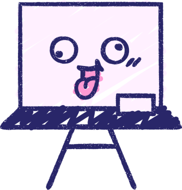 Beyaz Tahta Tebeşir Parlak neon rengi çiziyor