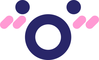 şaşırtıcı yüz simgesi parlak neon rengi