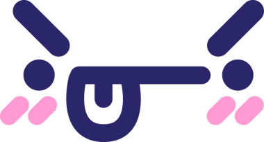 Parlak neon renginde bıkkın yüz simgesi