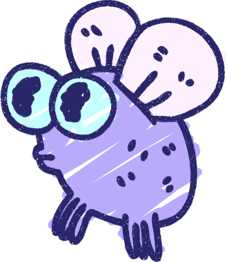 İğrenç Sinek Tebeşiri Parlak neon rengi çiziyor