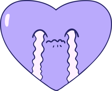 Çizgi film, parlak neon renkli hasta kalbi sever.