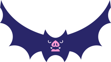 Parlak neon renkli ürkütücü cadılar bayramı sopası