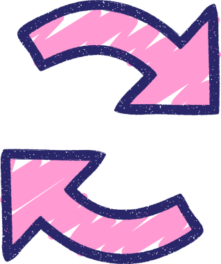 Oklar Geri Dönüşüm Tebeşiri Parlak neon rengi çiziyor