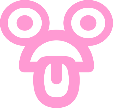 parlak neon renkli bitkin bakan yüz simgesi