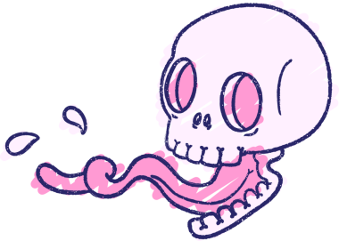 Ürkütücü Kafatası Tebeşiri Parlak neon rengi çiziyor