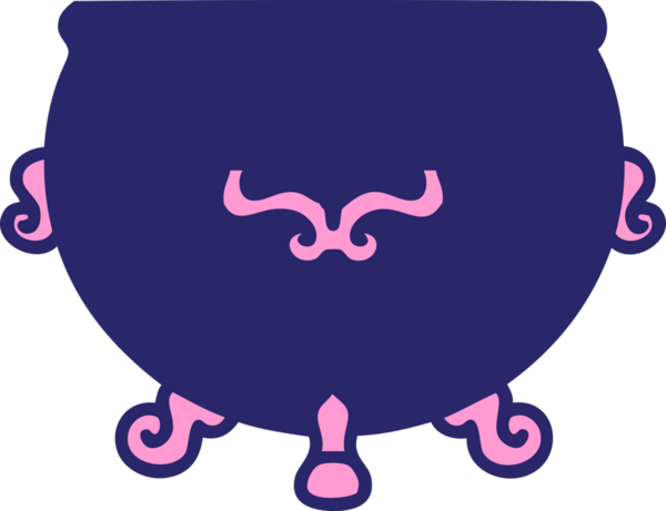 parlak neon renginde geleneksel bir kazan dövmesi