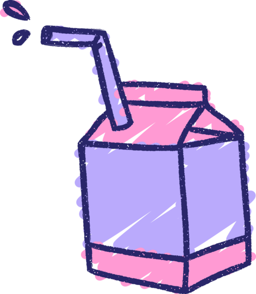 Süt Karton Tebeşir Parlak neon renginde çiziyor