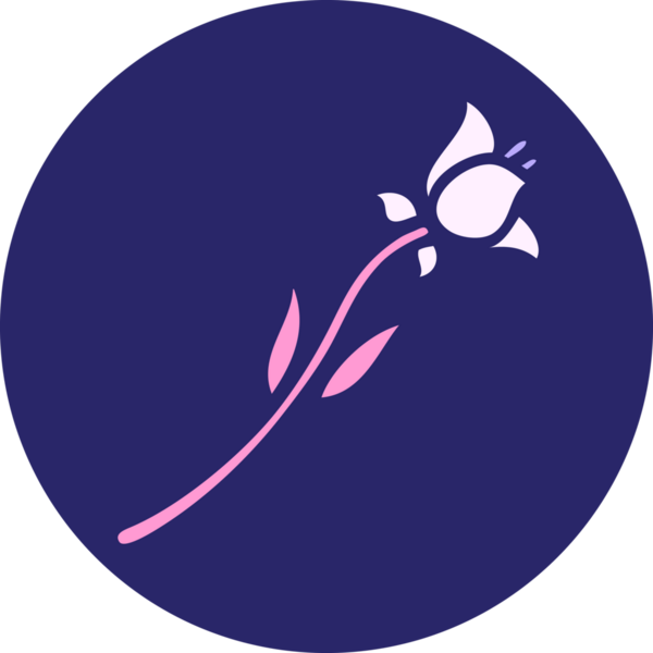 Parlak neon renkli bir zambak ikonik dövme görüntüsü