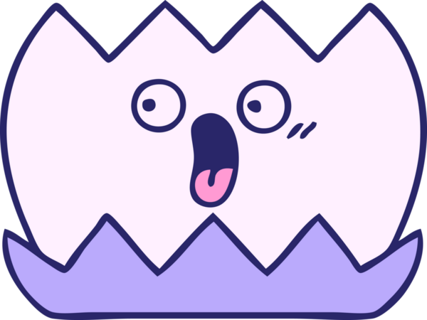 Parlak neon rengi bir zambak karikatürü.