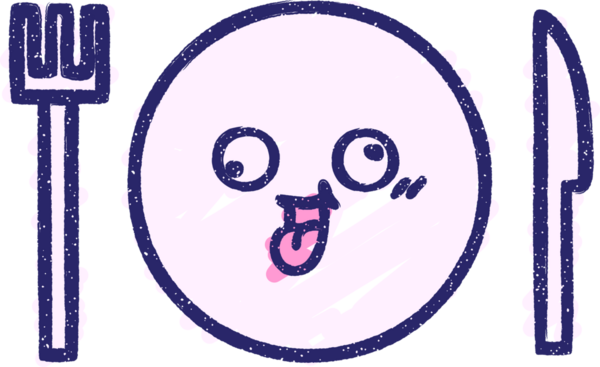 Yemek Tabağı Tebeşiri Parlak neon rengi çiziyor