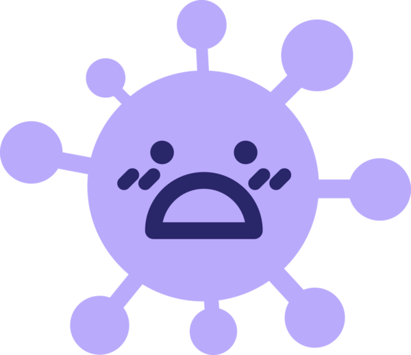 Parlak neon renkli şok virüsü