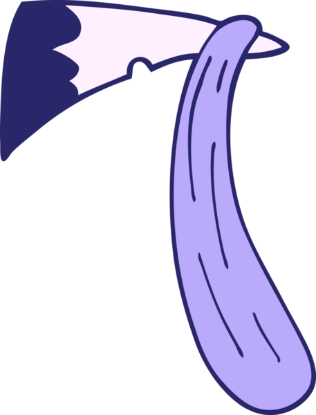 karikatür kanlı balta parlak neon renginde