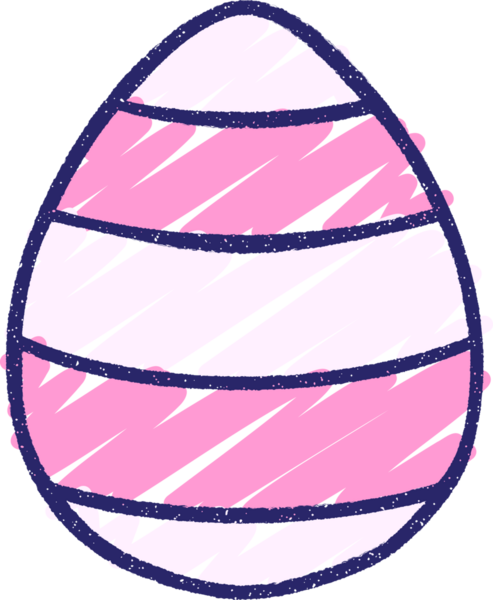 Paskalya Yumurtası Tebeşiri Parlak neon rengi çiziyor