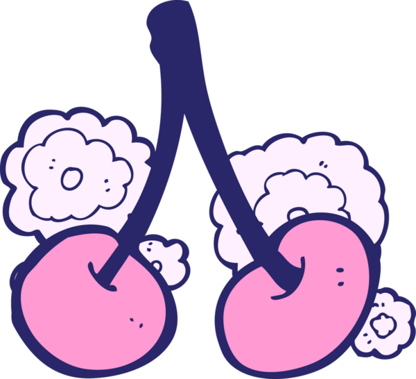 parlak neon renkli kirazlar
