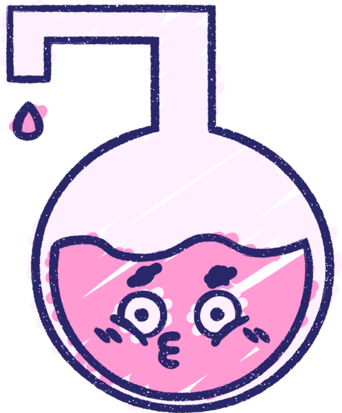 Bilim Deneyi Tebeşiri Parlak neon rengi çiziyor