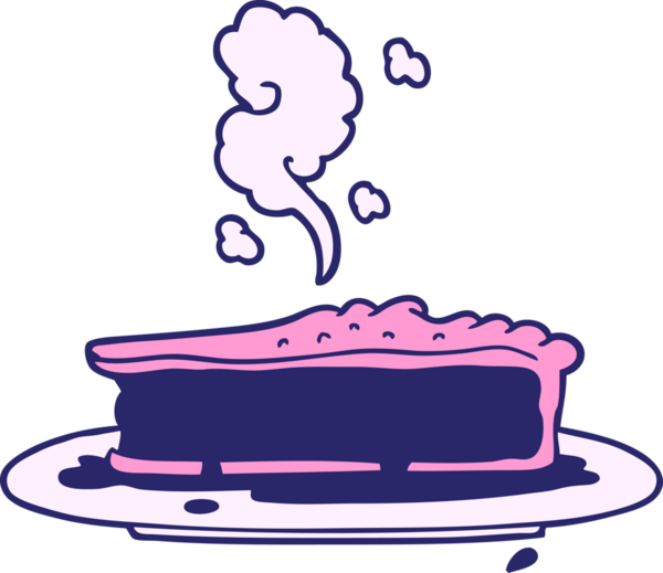 parlak neon renkli böğürtlenli turta