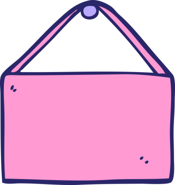 parlak neon renginde karalama işareti