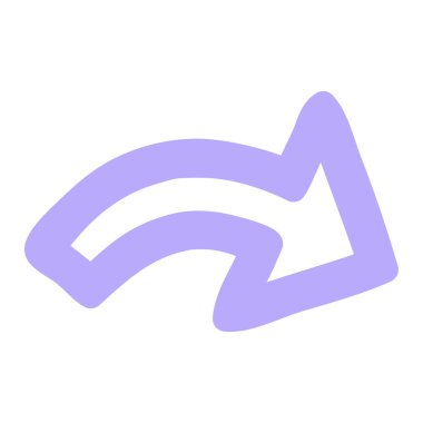 Parlak neon renkli ok simgesi yönlendir