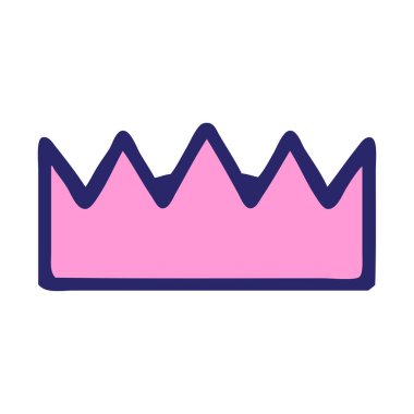 parlak neon renkte geleneksel bir taç dövmesi