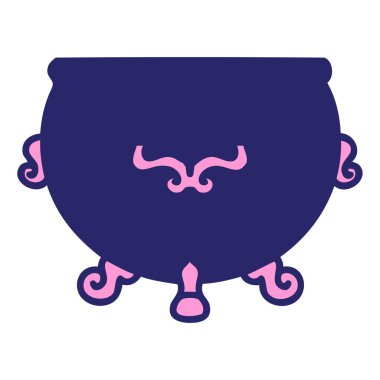 parlak neon renklerinde geleneksel bir kazan dövmesi