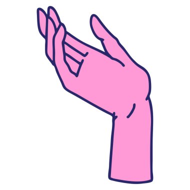 Parlak neon renklerde elini aç