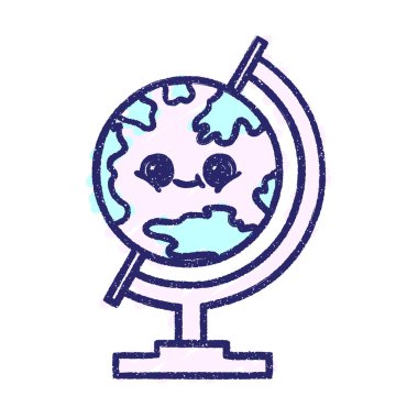 Globe Chalk Parlak neon renklerle çiziyor