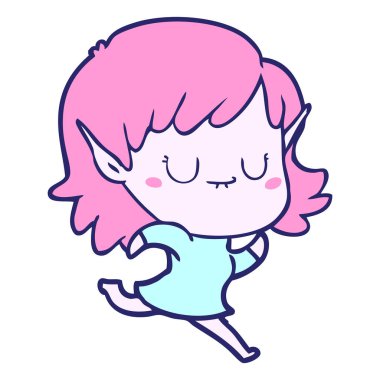 Parlak neon renkli koşan kadın